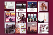 Gloria | Instagram templates pack, a Social Media Template by Nassiie (Thumbnail 3 of 5)