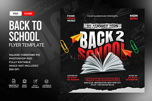 Back to School Flyer Template, a Templates & Theme by Artonix