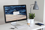 Thunderbolt Display Mockups, a Mac Mockup by Medialoot (Thumbnail 1 of 3)