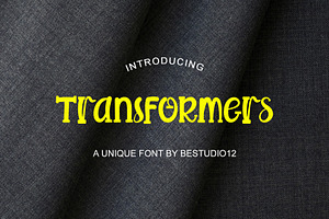 Transformers - Cartoon Font