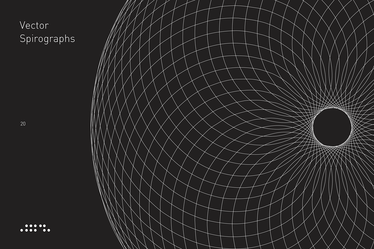 20 Vector Spirographs, an Object Graphic by Trym (Photo 1 of 5)