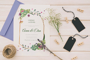 Floral Wedding Invitation Card, an Invitation Template by Workhu