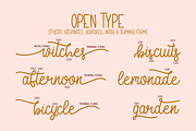 Biscuits & Tea charming script font, a Font by Amber Nest Design (Thumbnail 5 of 8)