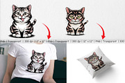 Cat Mood Expressions, a Graphic by Artnoy (Thumbnail 3 of 5)