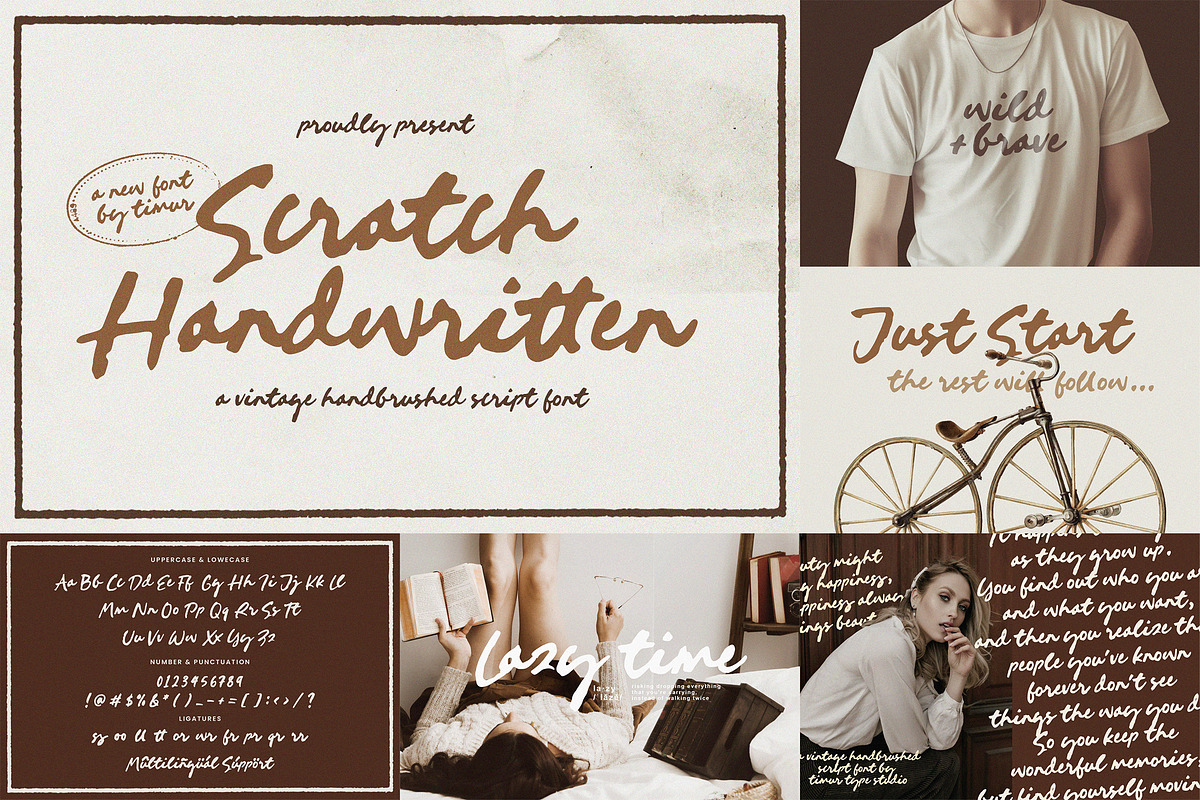 Whimsical Font Bundle - 10 Fonts, a Script Font by Timurtype (Photo 10 of 10)