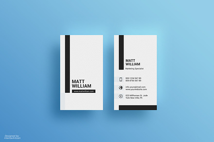 Business Card, a Business Card Template by Intenseartisan