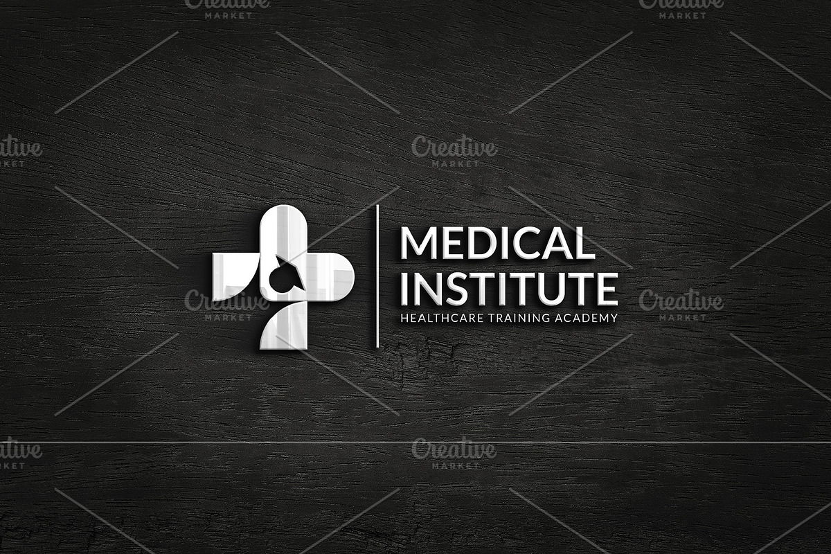 Medical institute healthcare logo, a Branding & Logo Template by Amadul11 (Photo 4 of 4)