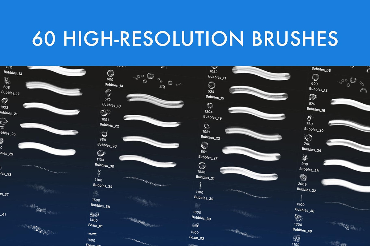 Bubbles & Foam Brush Set, a Brush Add-On by Zsolt Kosa Art (Photo 5 of 6)