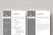 Modern Resume & CoverLetter Template, a Resume Template by careerboutique (Thumbnail 3 of 6)