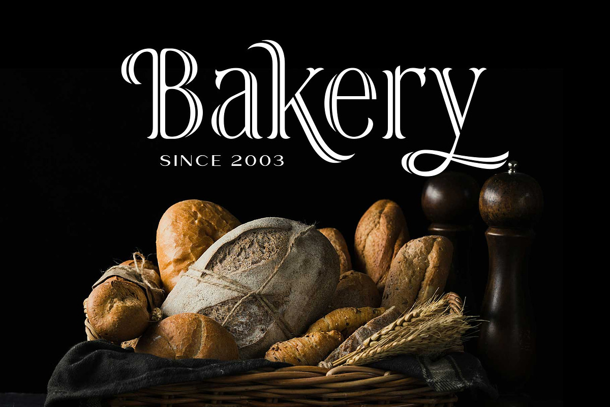 Rainhalf-Beautiful Display Serif, a Serif Font by Arterfak Project (Photo 3 of 13)