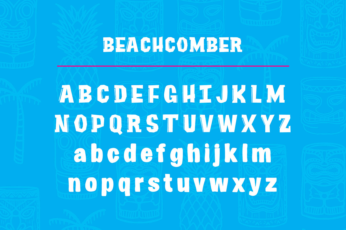 Beachcomber Font & Illustrations preview 2