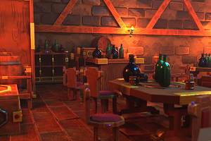 Medieval Bar Interior Kit