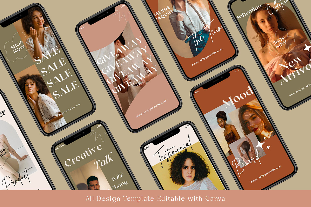 Laxury -  Canva Instagram Brand Pack, a Social Media Template by Dirtytemp Studio (Photo 2 of 14)