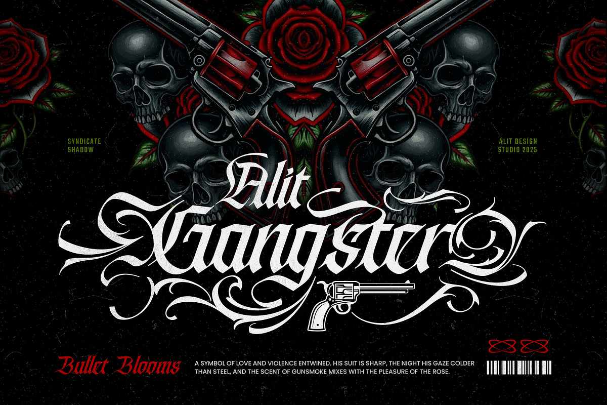 Syndicate Shadow, a Blackletter Font by alit design (Photo 9 of 20)