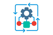 Arrows Flat Icon, a Duotone Icon by Pexelpy (Thumbnail 1 of 2)
