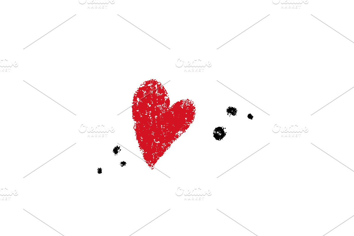 Crayon Doodle Hearts, an Object Graphic by Elena Pimukova (Photo 27 of 36)