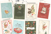 Christmas cards with animals, an Animal Illustration by Lesya Skripak (Thumbnail 4 of 7)