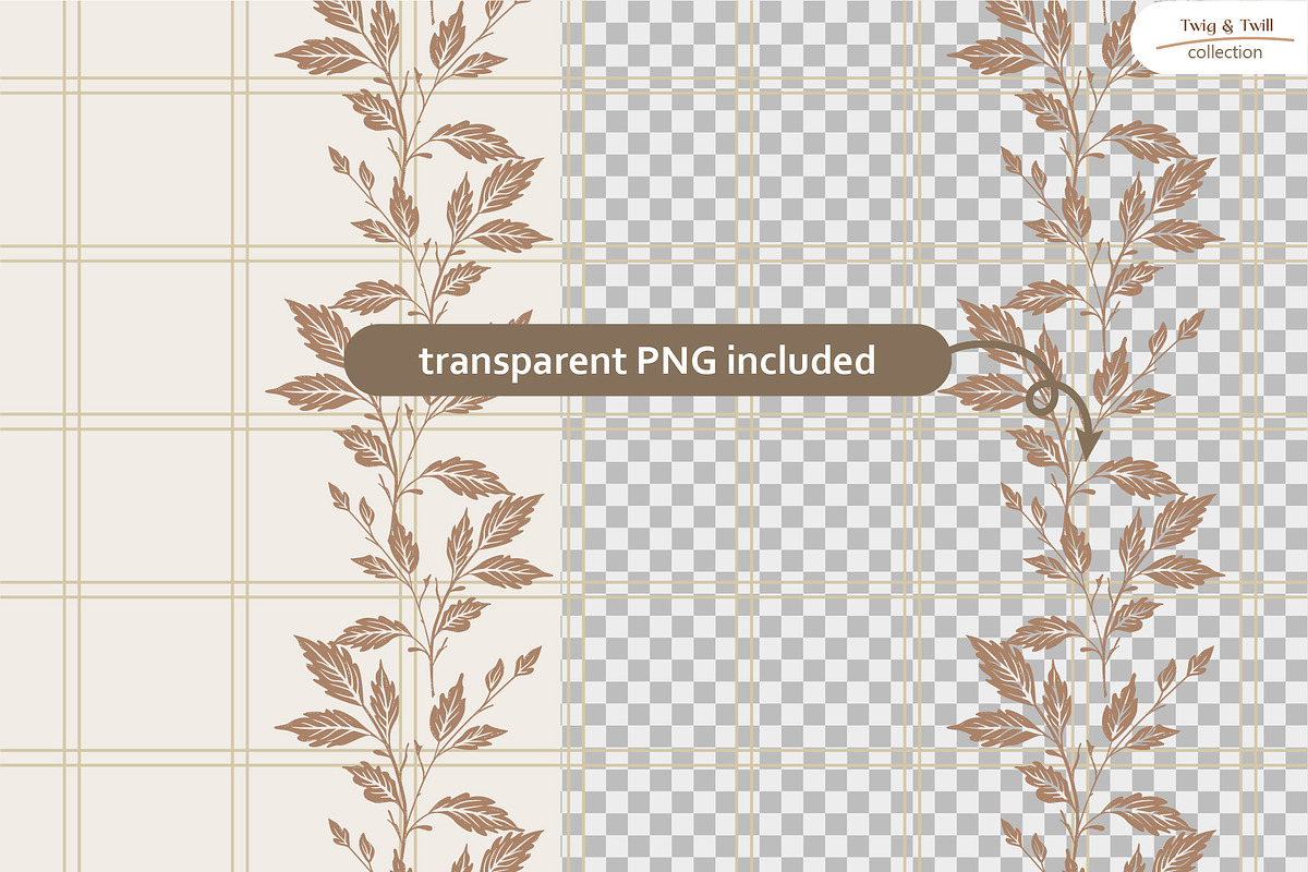 Twig & Twill-Autumn Neutrals, a Pattern Graphic by InaCorart (Photo 13 of 13)