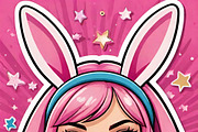 Bunny Girl Power Pack, an Illustration by ETARA by Mea Hau (Thumbnail 4 of 11)