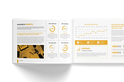 Horizontal Annual Report Brochure, a Brochure Template by TheBrightGrap (Thumbnail 13 of 19)