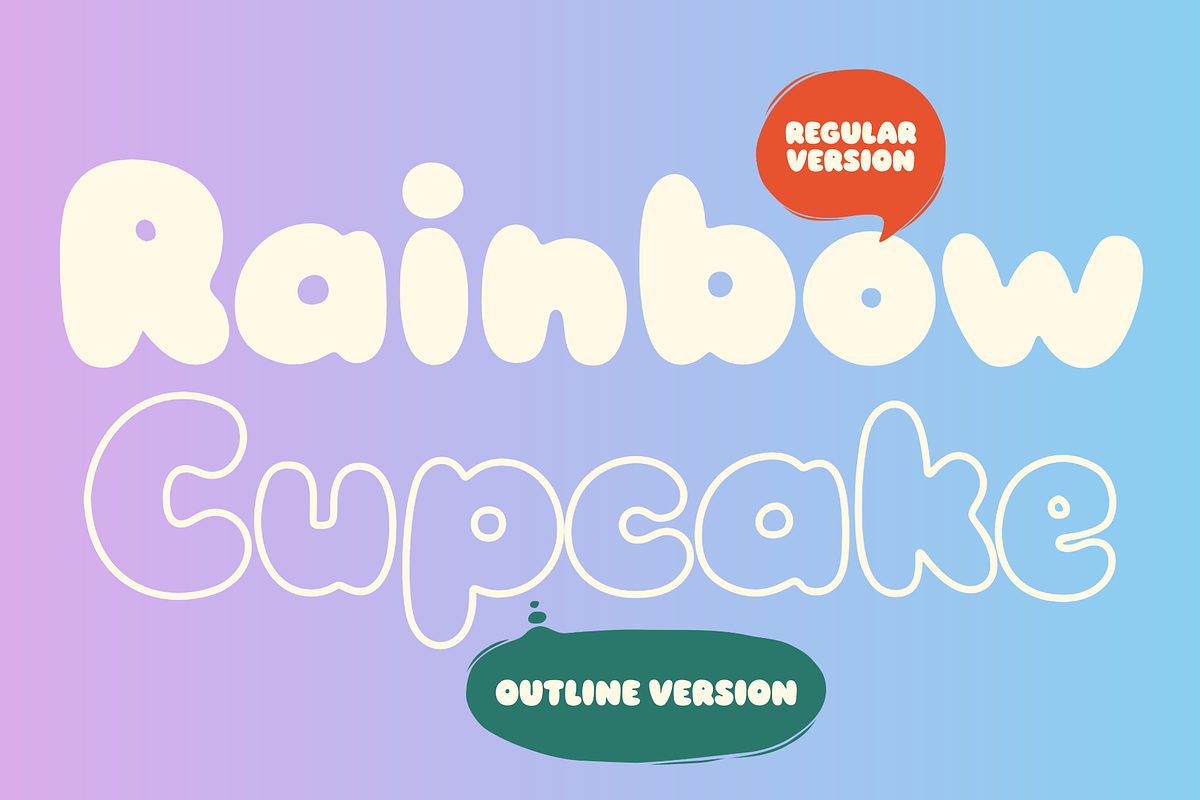 Gummy Loops - A Bubbly Display Font, a Handwritten Font by Ainun Jinan (Photo 2 of 13)