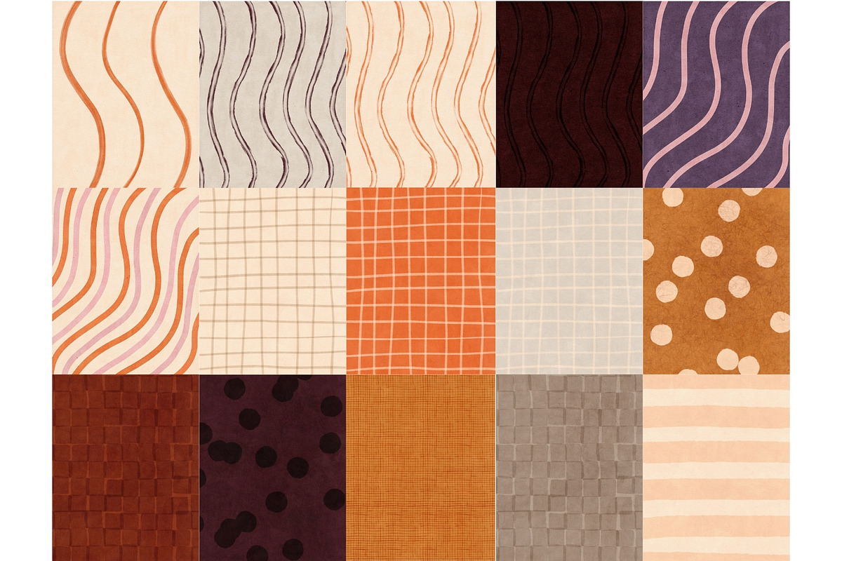 100 Hand-Drawn Autumn Backgrounds, a Background Graphic by PaperJamLab (Photo 13 of 16)