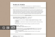 ATS Resume / CV, a Resume Template by Anjum Ilyas (Thumbnail 1 of 7)
