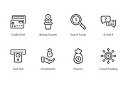 Finance 56 thin line icons, an Outline Icon by vectorstank (Thumbnail 3 of 9)