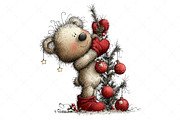 Cute Bear Christmas Sublimation, an Illustration by Craft Nest (Thumbnail 6 of 9)