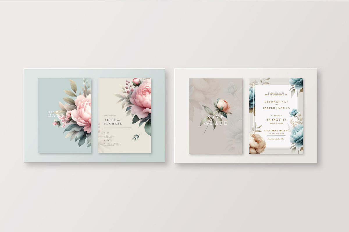 60 Floral Wedding Card, an Invitation Template by EvitePapery (Photo 15 of 15)