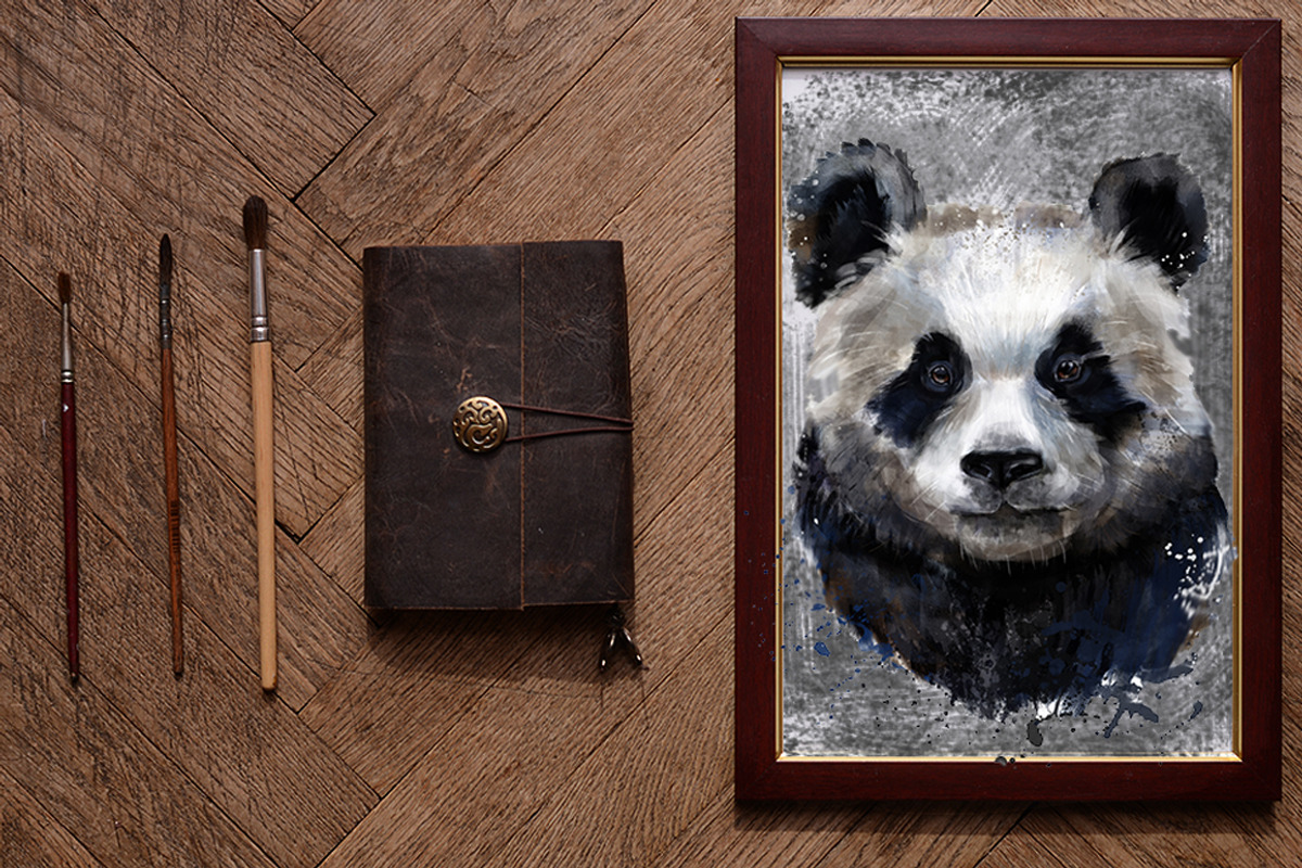 cute panda art, an Animal Illustration by art_mouse (Photo 5 of 5)