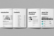 Annual Report Template, a Brochure Template by Work-Envance (Thumbnail 2 of 12)