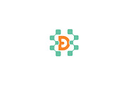 Digital Data Letter D Logo, a Branding & Logo Template by Abir Hossain Waffi (Thumbnail 1 of 4)
