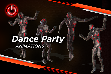 Dance Party: 3D Animation Pack - FBX, a Characters & Person 3D Model by MoCap Online