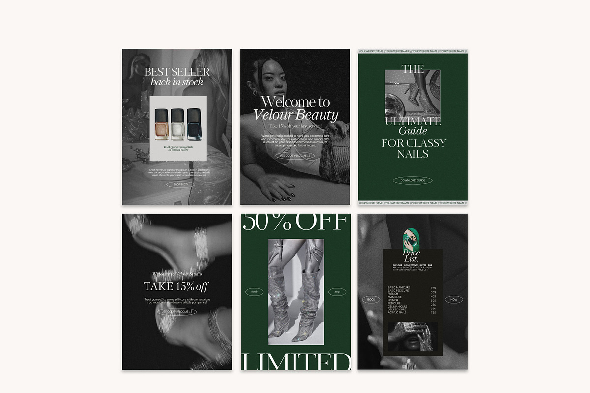 Velour | Canva Email Templates, an Email Template by Lavinia Visuals (Photo 7 of 9)