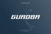 Guroba - Modern Sports Typeface, a Serif Font by garismantra (Thumbnail 1 of 4)