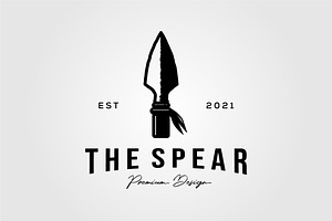 sharp arrowhead spear logo, a Graphic by Rizkaarishandy_shop