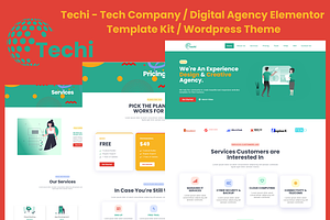 Techi - Agenci/Company Elementor Kit