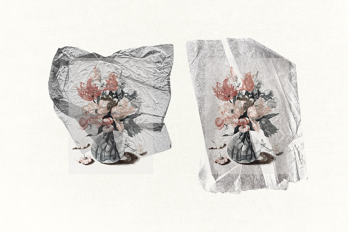 PNG Wrinkled Glued Paper Pack, an Object Graphic by Marie T (Photo 13 of 16)