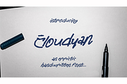 Cloudyan Handwritten Font, a Sans Serif Font by Haws.std (Thumbnail 1 of 6)