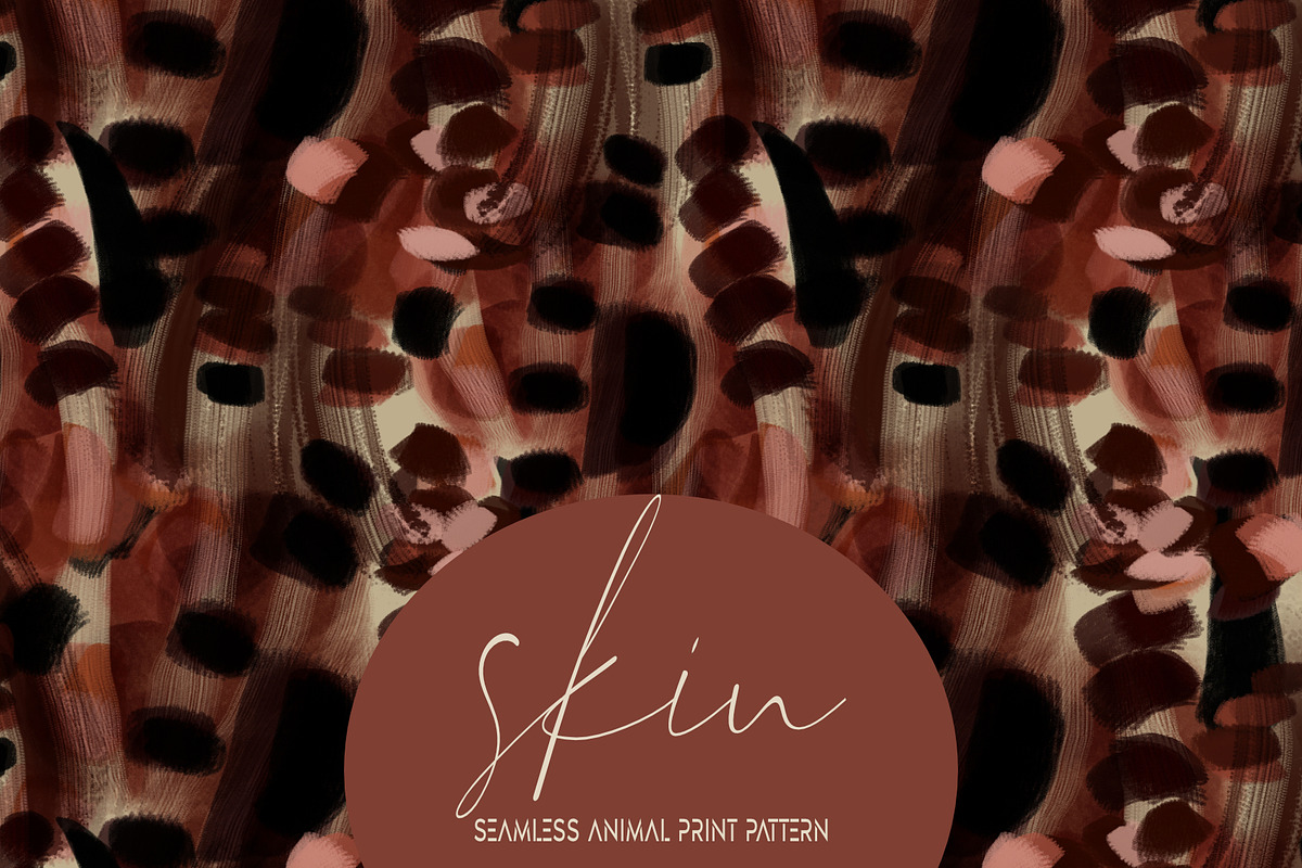 Brushstroke animal print pattern, a Pattern Graphic by Nocito Design (Photo 1 of 6)