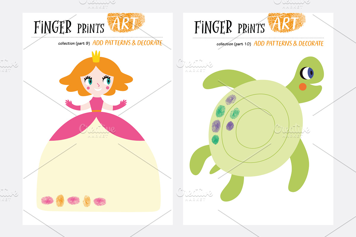 Finger prints ART (part 5), an Animal Illustration by Alena Razumova (Photo 6 of 11)