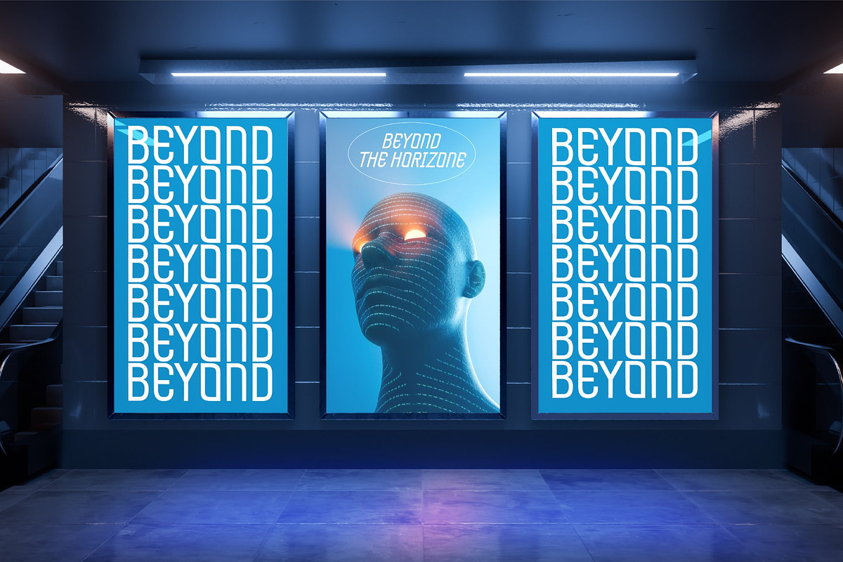 Chronex - Futuristic Cyber Font, a Sans Serif Font by Salamahtype (Photo 4 of 6)
