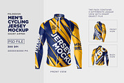 Mens Cycling Jersey Mockup, a Product Mockup by Mildstudio (Thumbnail 4 of 5)