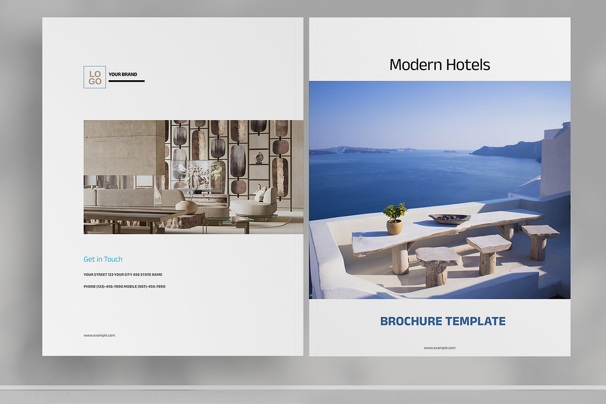 Modern Hotel Promotional Brochure, a Brochure Template by Boris Cupac (Photo 2 of 7)