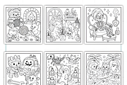 Silly Spooky Bold and Easy Coloring, a Seasonal Illustration by Coco Bloom (Thumbnail 3 of 3)