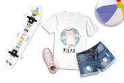 Scandinavian Summer Set, an Animal Illustration by Good Genie (Thumbnail 6 of 8)