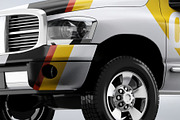 Pickup Truck Mock-Up, an Advertising Mockup by Hubzway (Thumbnail 3 of 8)