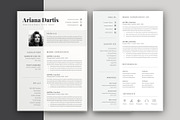 Resume Template Cv, a Resume Template by Estartshop (Thumbnail 4 of 6)