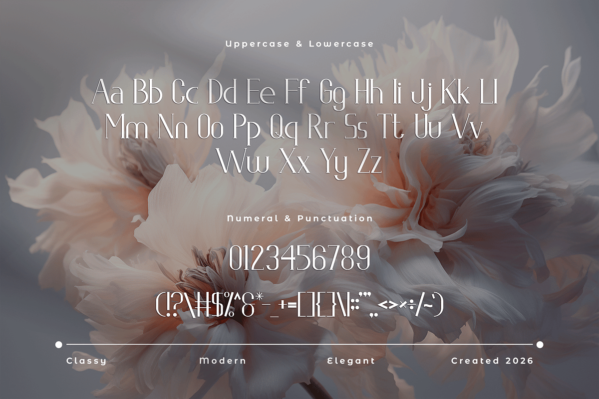 Lyodra - Modern Luxury Serif Font, a Serif Font by overlaytemplates (Photo 4 of 5)